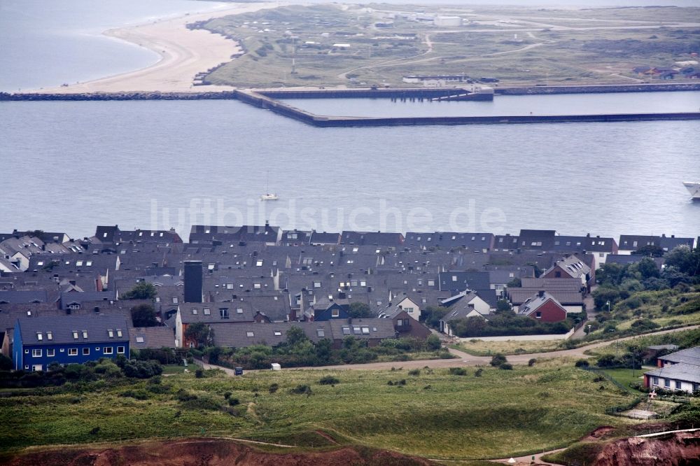 Helgoland von oben - Insel Helgoland im Bundesland Schleswig-Holstein