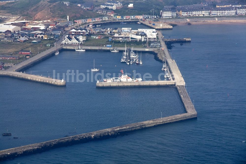 Helgoland von oben - Insel Helgoland im Bundesland Schleswig-Holstein