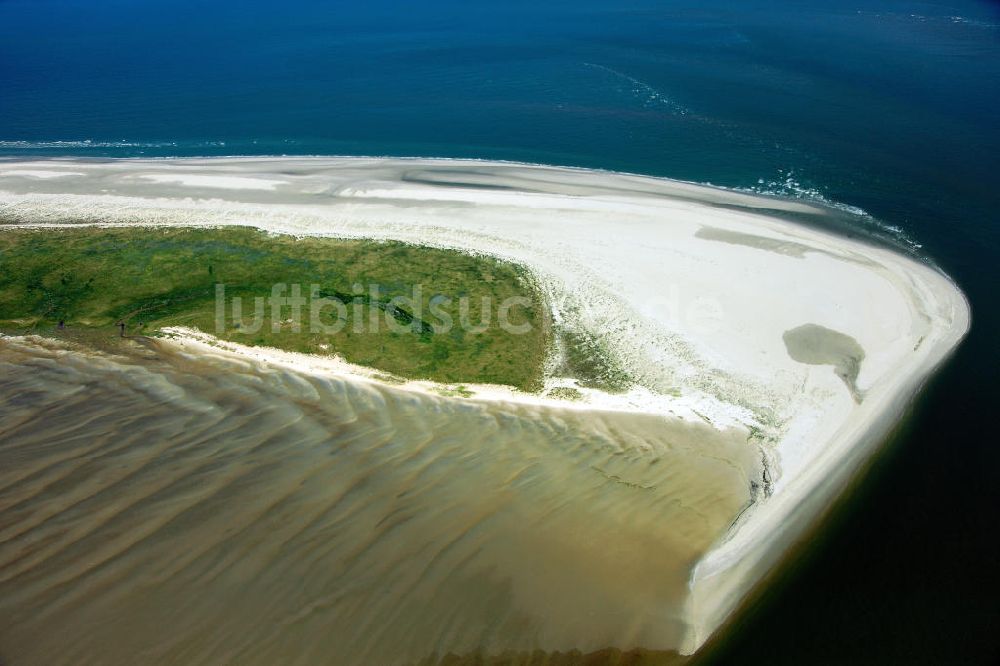 Juist von oben - Insel Juist in Niedersachsen