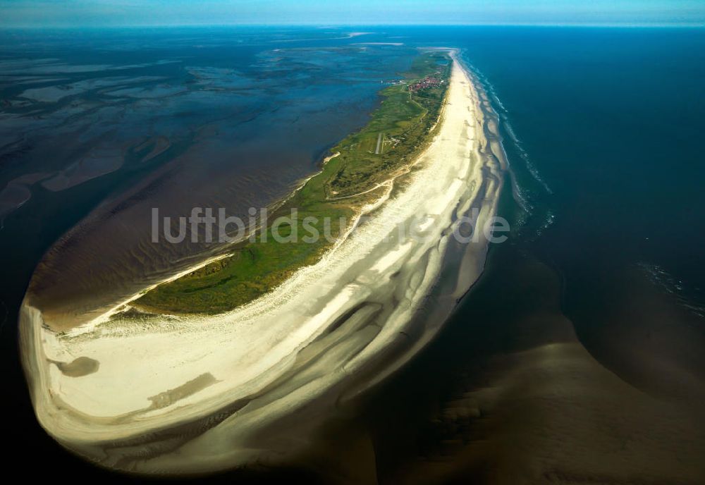 Juist aus der Vogelperspektive: Insel Juist in Niedersachsen