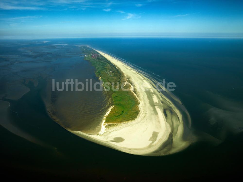 Luftaufnahme Juist - Insel Juist in Niedersachsen