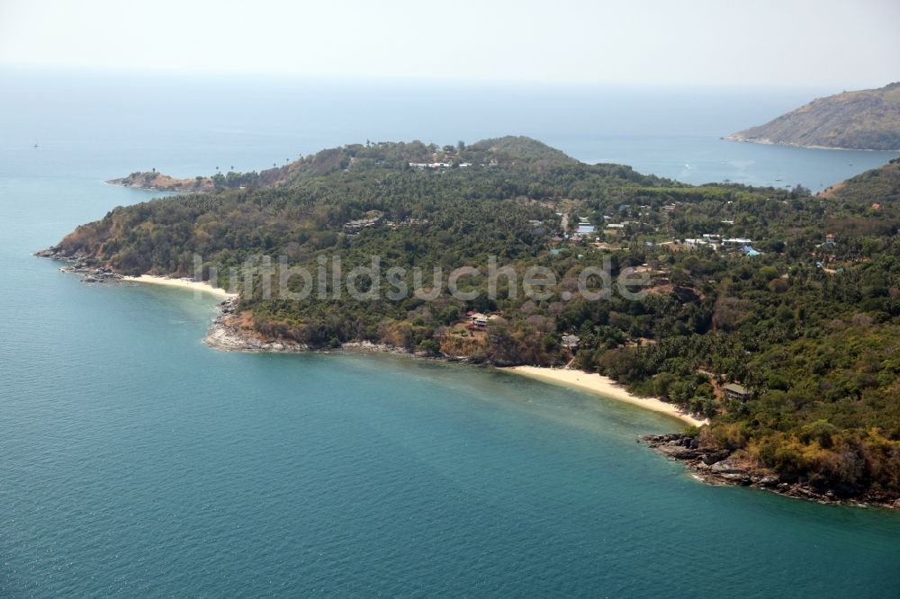 Rawai von oben - Insel Ko Kaeo Yai südlich der Stadt Rawai auf der Insel Phuket in Thailand