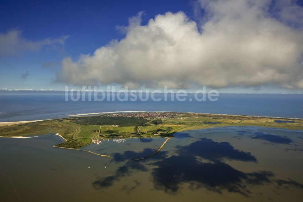 Luftbild Langeoog - Insel Langeoog als Bestandteil der Ostfriesischen Inseln der Nordsee im Bundesland Niedersachsen