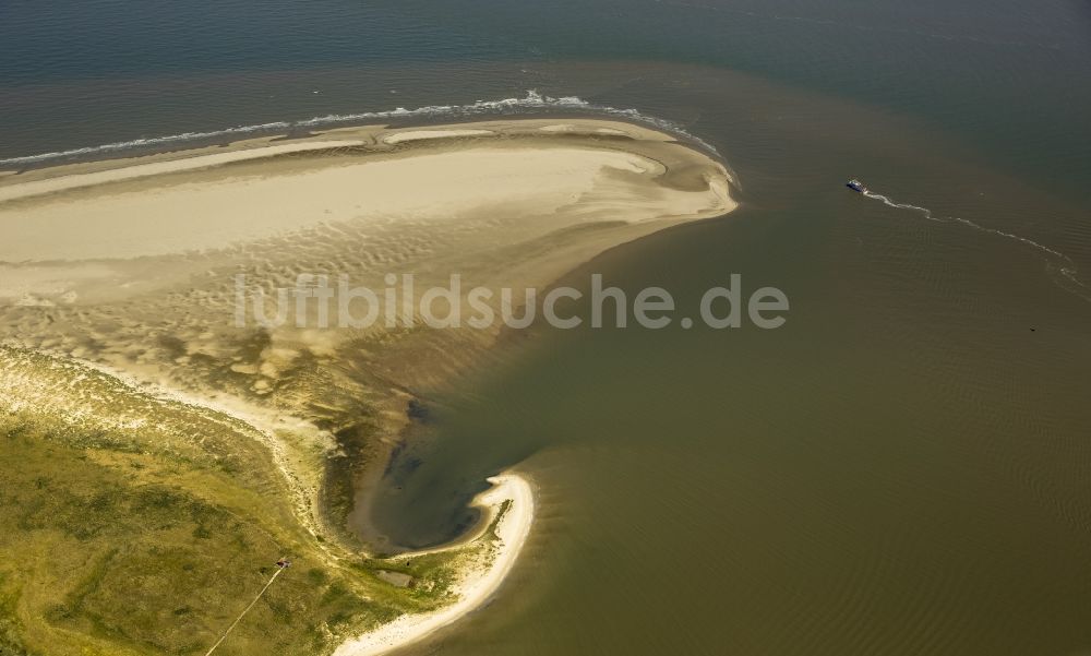 Langeoog aus der Vogelperspektive: Insel Langeoog als Bestandteil der Ostfriesischen Inseln der Nordsee im Bundesland Niedersachsen