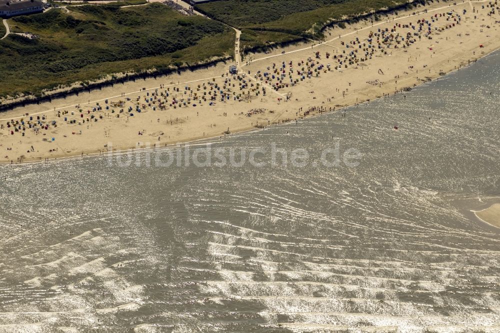 Langeoog von oben - Insel Langeoog als Bestandteil der Ostfriesischen Inseln der Nordsee im Bundesland Niedersachsen