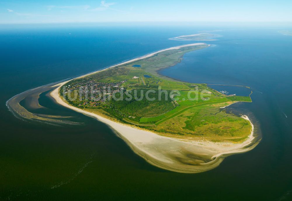 Luftaufnahme Langeoog - Insel Langeoog in Niedersachsen