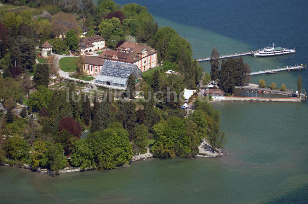 Luftbild Konstanz - Insel Mainau in Konstanz