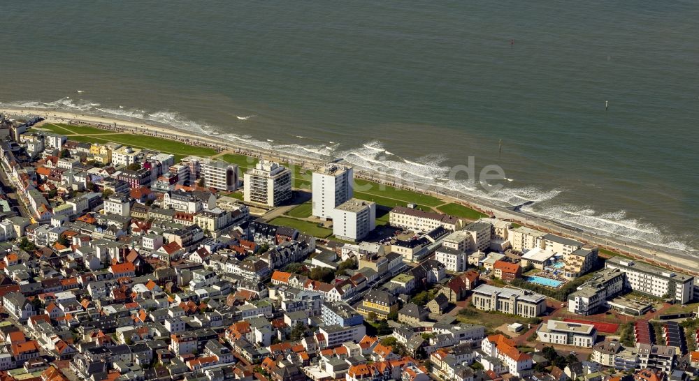 Luftaufnahme Norderney - Insel Norderney im Bundesland Niedersachsen