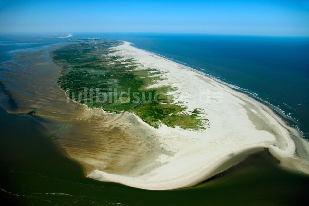 NORDERNEY aus der Vogelperspektive: Insel Norderney in der Nordsee im Bundeslandes Niedersachsen