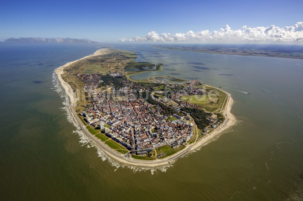 Luftbild Norderney - Insel des Nordseeheilbad Norderney im Bundesland Niedersachsen