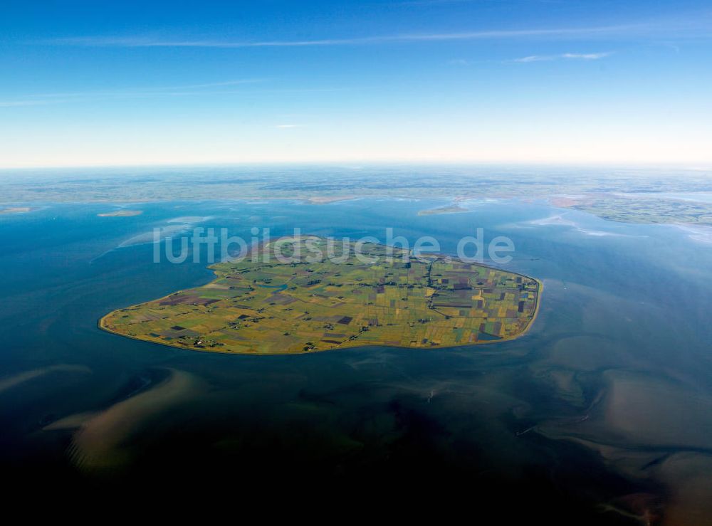 Luftbild Pellworm - Insel Pellworm in Schleswig-Holstein