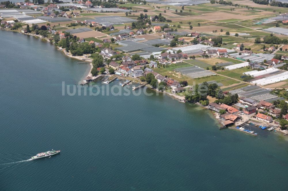 Luftbild Reichenau - Insel Reichenau im Bodensee im Bundesland Baden-Württemberg