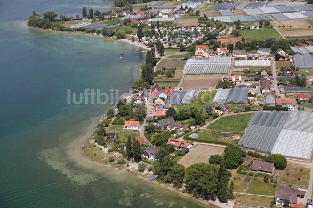 Luftbild Reichenau - Insel Reichenau im Bodensee im Bundesland Baden-Württemberg