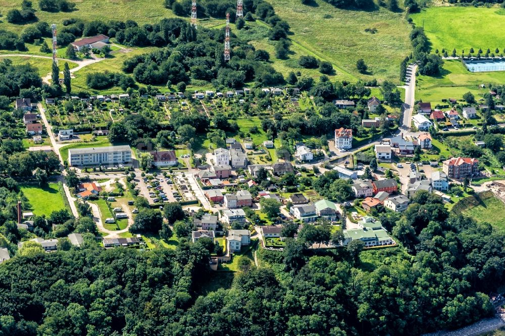 Lohme von oben - Insel Rügen Ortsteil Lohme im Bundesland Mecklenburg-Vorpommern