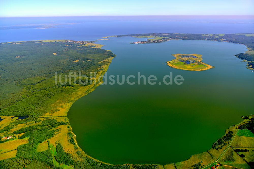 Rieth aus der Vogelperspektive: Insel Riether Werder in Rieth im Bundesland Mecklenburg-Vorpommern