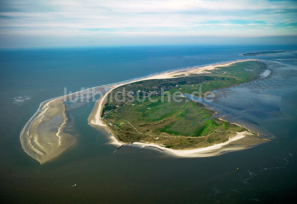 Luftbild Spiekeroog - Insel Spiekeroog in Niedersachsen