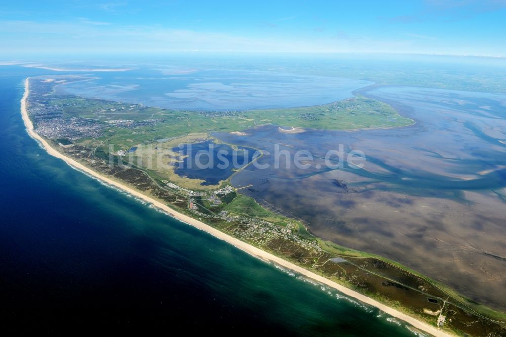 Luftaufnahme Sylt - Insel Sylt im Bundesland Schleswig-Holstein