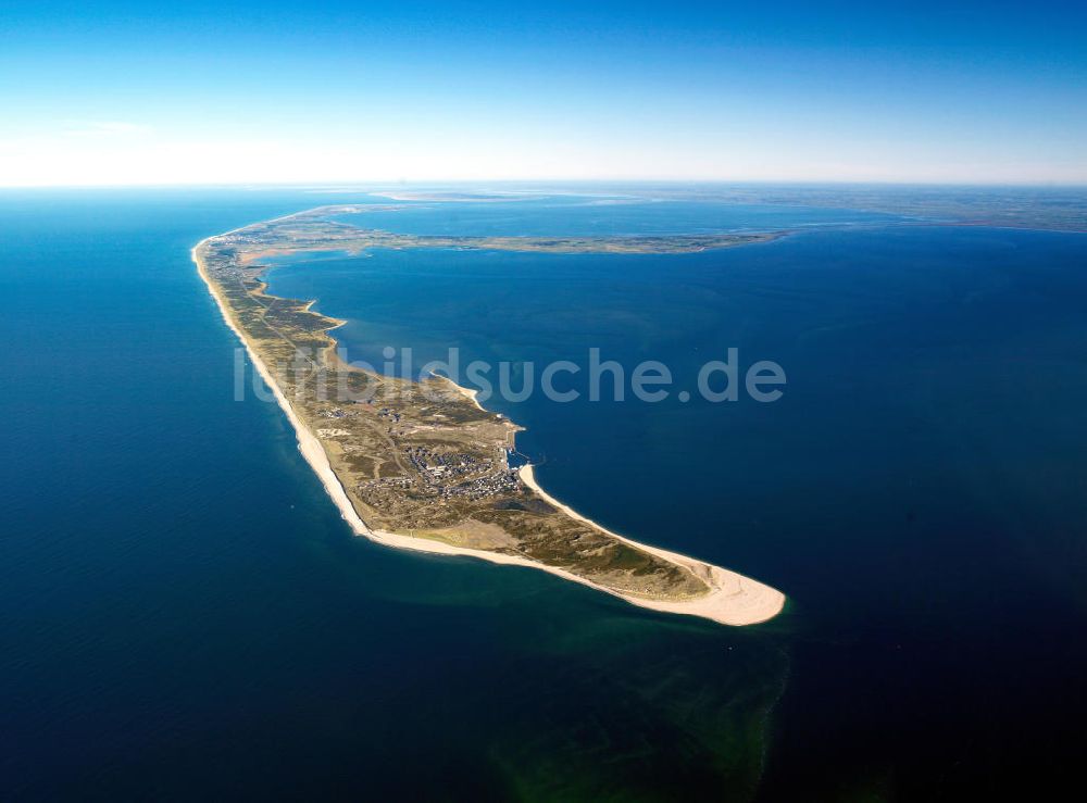 Luftbild Hörnum ( Sylt ) - Insel Sylt. Sylt ist die größte nordfriesische Insel in Schleswig-Holstein