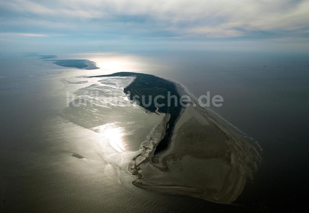 Wangerooge aus der Vogelperspektive: Insel Wangerooge in Niedersachsen