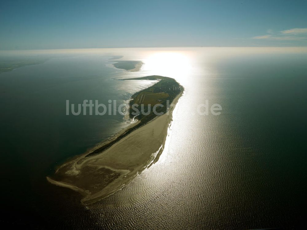 Luftaufnahme Wangerooge - Insel Wangerooge in Niedersachsen