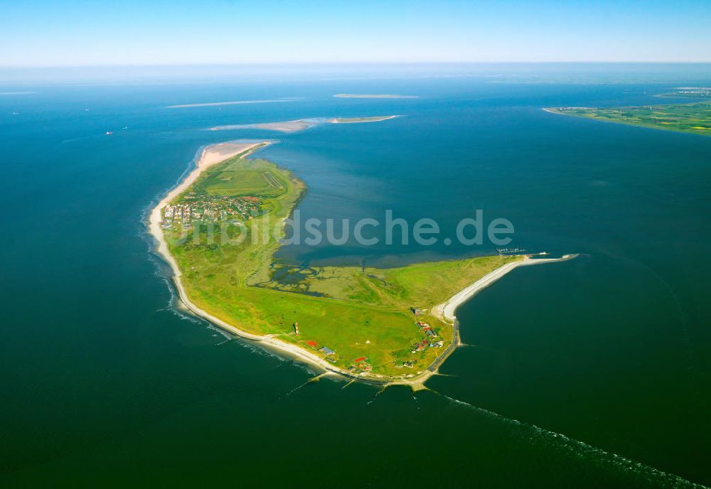 Wangerooge aus der Vogelperspektive: Insel Wangerooge in Niedersachsen