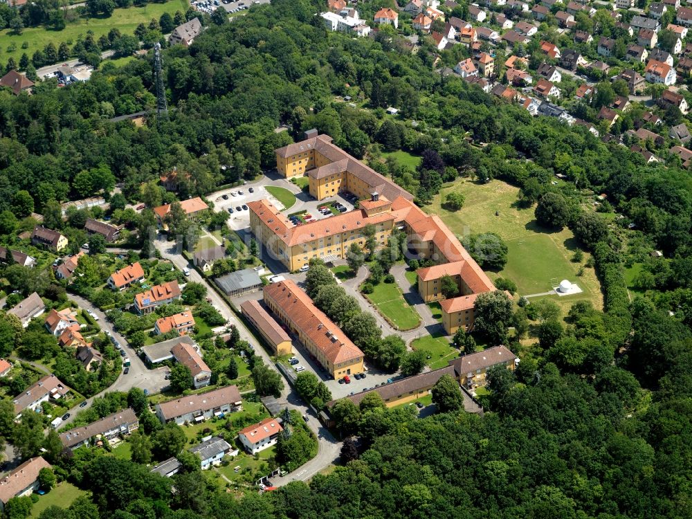 Tübingen aus der Vogelperspektive: Institut für Astronomie und Astrophysik Tübingen IAAT im Bundesland Baden-Württemberg