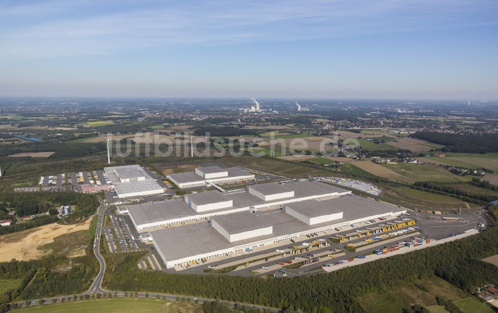 Luftaufnahme Dortmund - Internationales IKEA Logistikzentrum bei Dortmund im Ruhrgebiet in Nordrhein-Westfalen