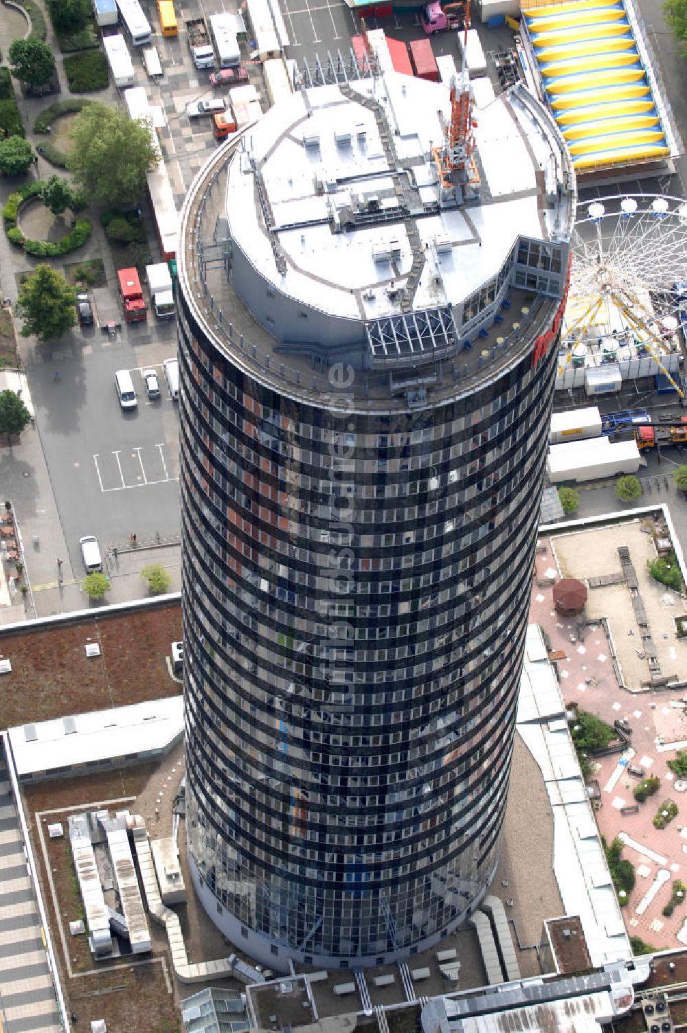 Luftaufnahme Jena - INTERSHOP Tower in Jena