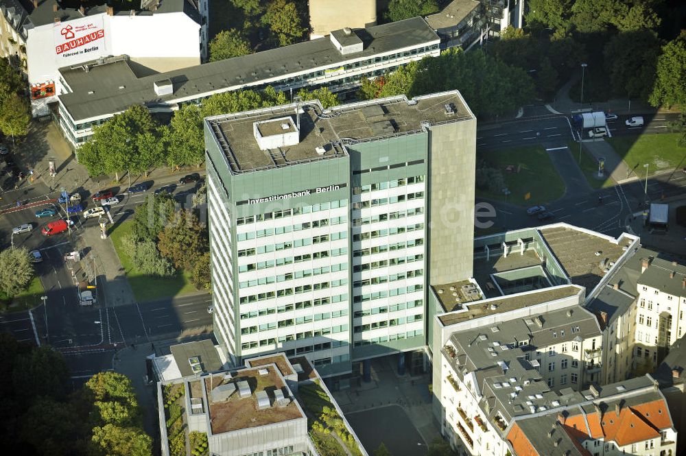 Luftbild Berlin - Investitionsbank Berlin in Berlin-Wilmersdorf