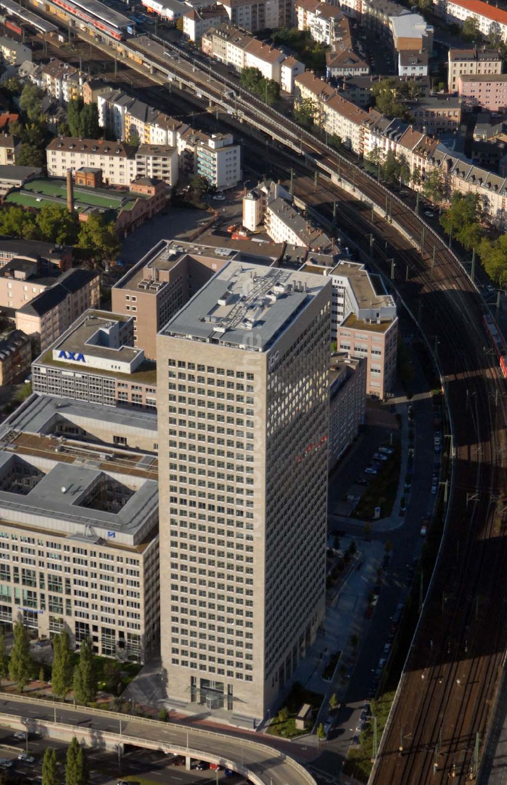 Luftbild Frankfurt am Main - Investment Banking Center (IBC)