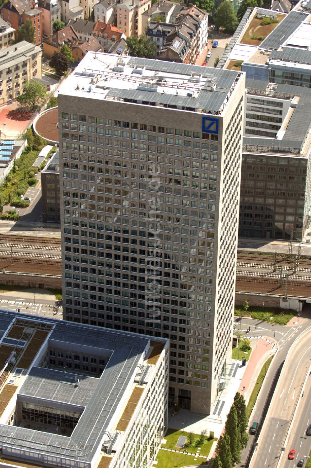 Frankfurt aus der Vogelperspektive: Investment Banking Center IBC in Frankfurt am Main