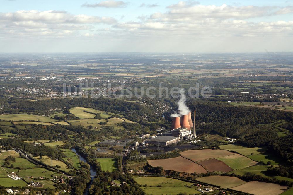 Luftbild Buildwas - Ironbridge-Kraftwerk