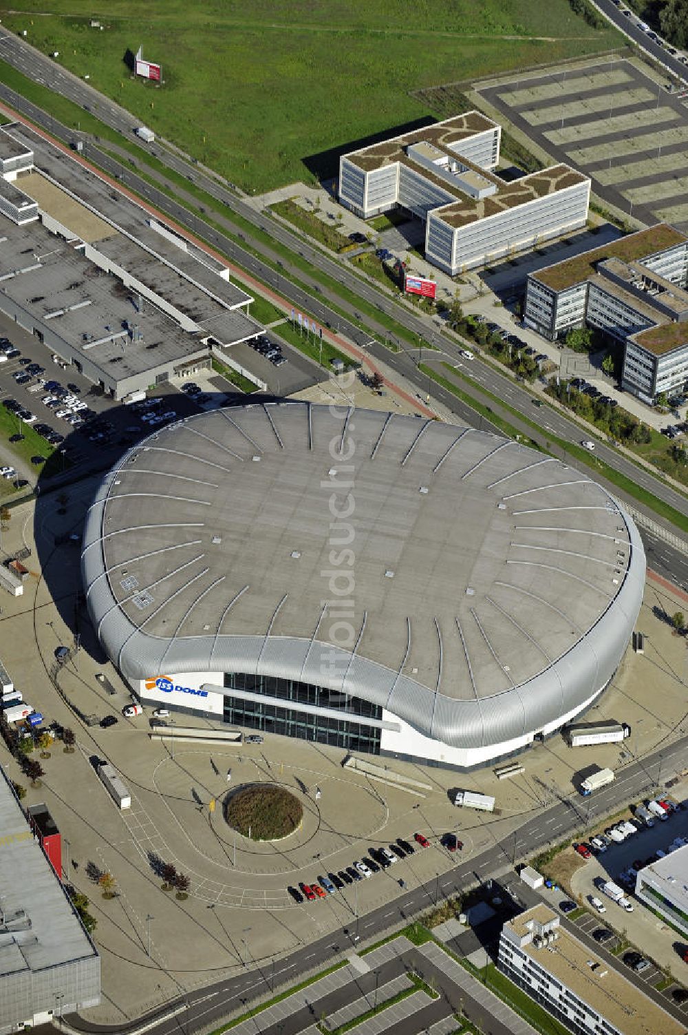 Luftbild Düsseldorf - ISS Dome Düsseldorf