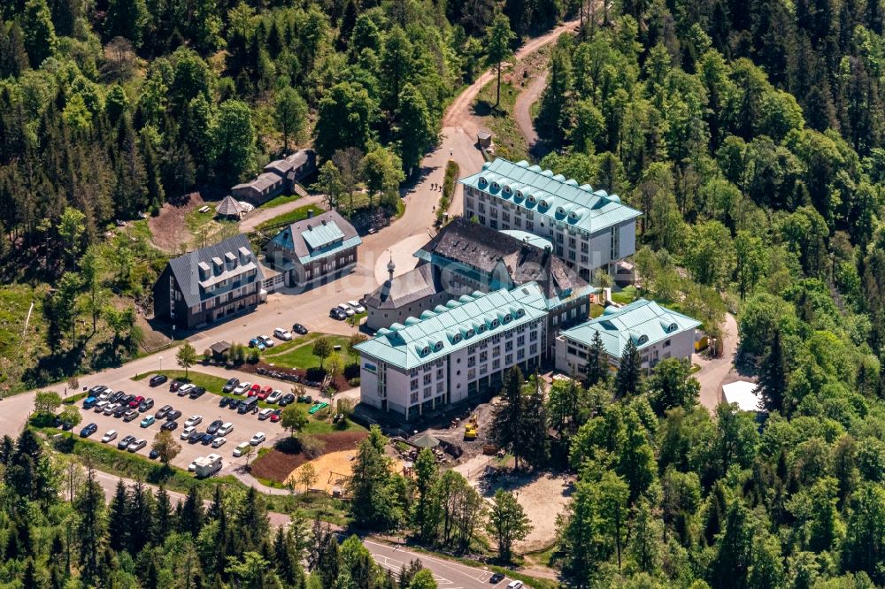 Feldberg (Schwarzwald) von oben - ITZ Caritas-Haus Feldberg gGmbH in Feldberg (Schwarzwald) im Bundesland Baden-Württemberg, Deutschland