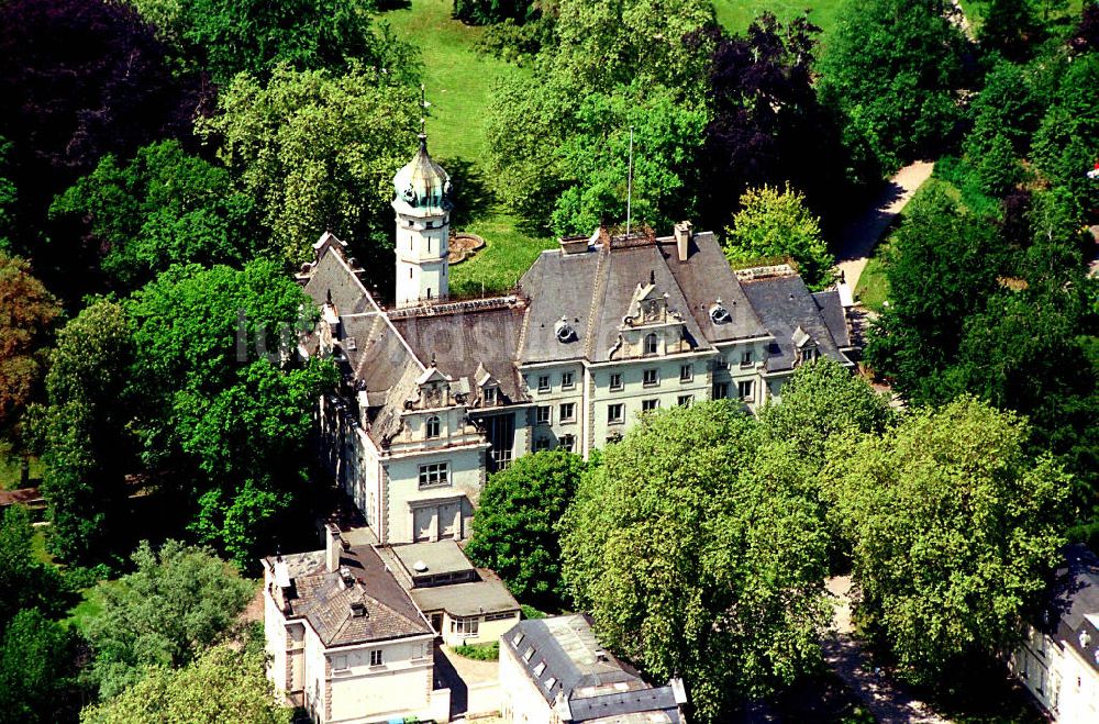 Berlin-Wannsee von oben - Jagdschloß Glienicke.