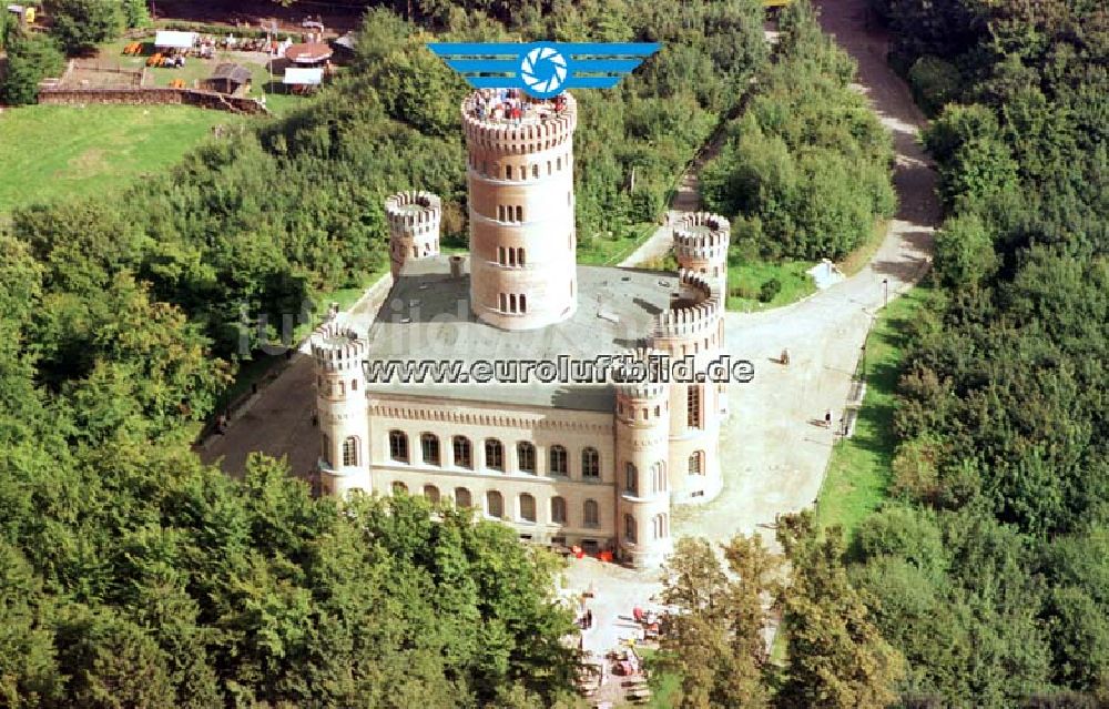 Granitz / Rügen - Mecklenburg-Vorpommern aus der Vogelperspektive: Jagdschloß Granitz auf Rügen.