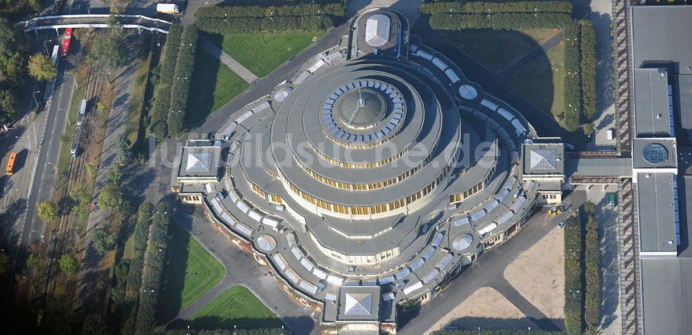 Luftbild WROCLAW - BRESLAU - Jahrhunderthalle (Hala Stulecia, Hala Ludowa) Breslau, Niederschlesien in Polen