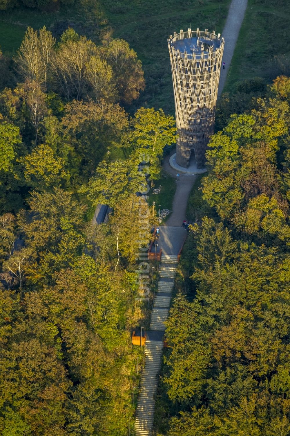 Luftaufnahme Hemer - Jübergturm in Hemer im Bundesland Nordrhein-Westfalen