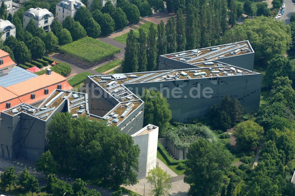 Berlin aus der Vogelperspektive: Jüdische Museum an der Lindenstrasse in Kreuzberg