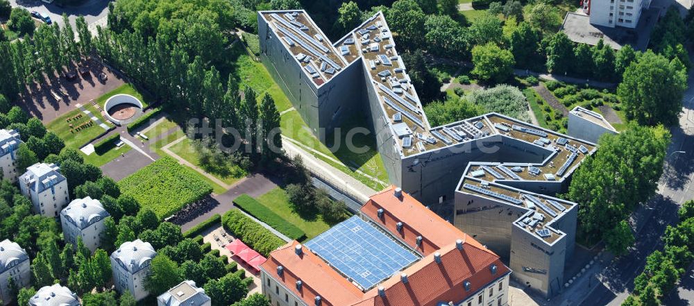 Luftbild Berlin Kreuzberg - Jüdische Museum an der Lindenstrasse in Kreuzberg