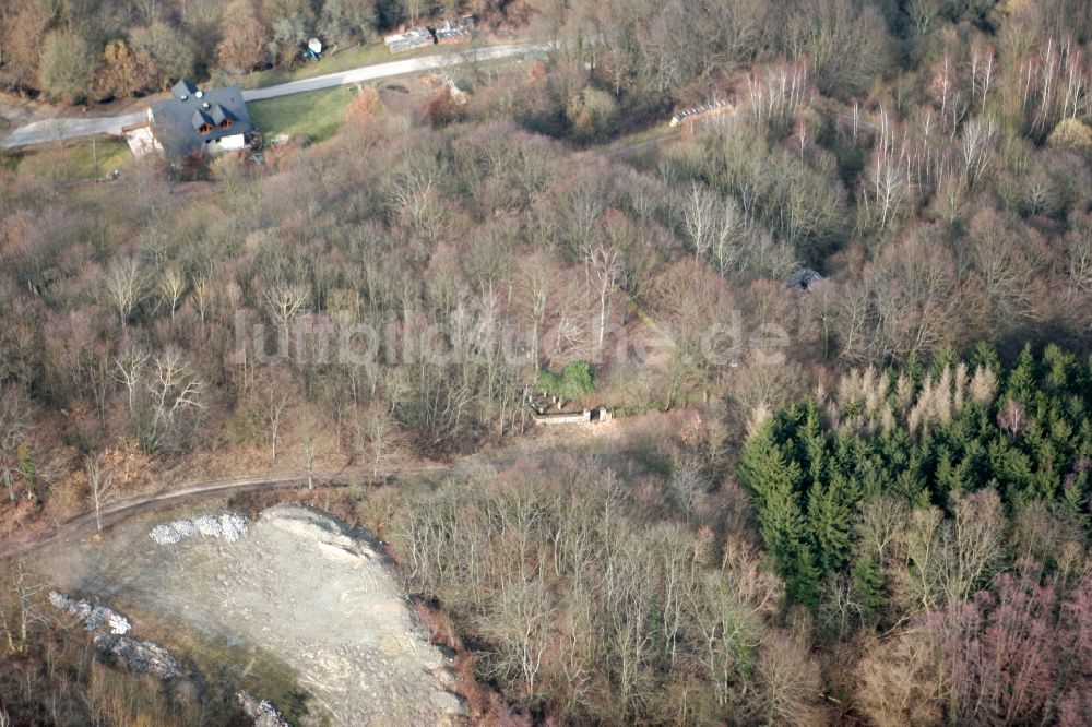 Luftbild Oberheimbach - Jüdischer Friedhof in Oberheimbach im Bundesland Rheinland-Pfalz