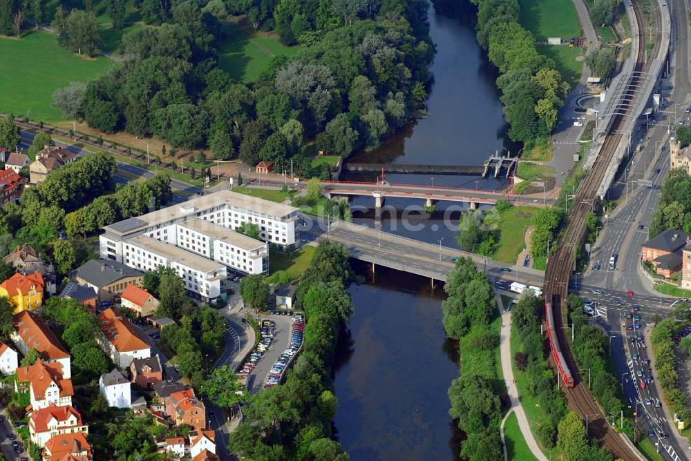 Luftbild Jena - Jena-Ost / Camsdorfer Ufer