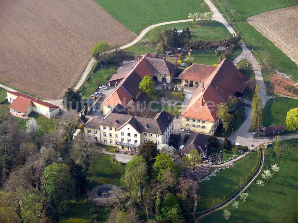 Luftbild Freiburg - Jesuitenschloss Freiburg