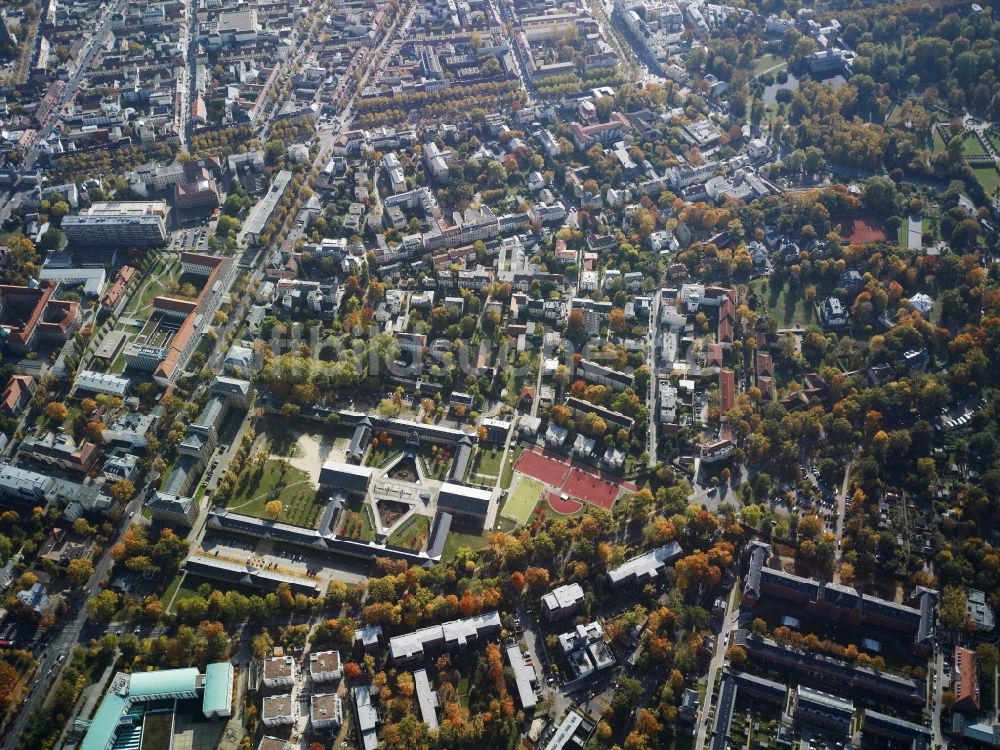 Potsdam von oben - Jägervorstadt in Potsdam im Bundesland Brandenburg