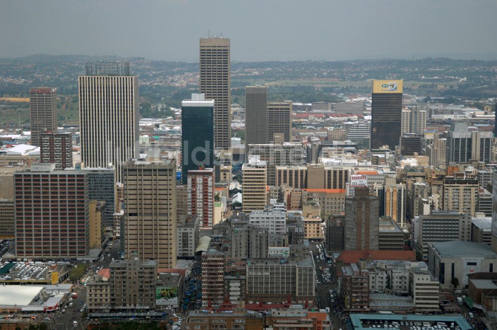 Luftaufnahme Johannesburg - Johannesburg in Südafrika / South Africa