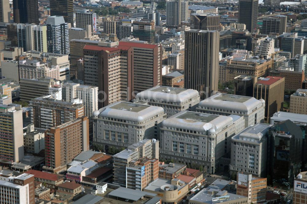 Luftaufnahme Johannesburg - Johannesburg in Südafrika / South Africa