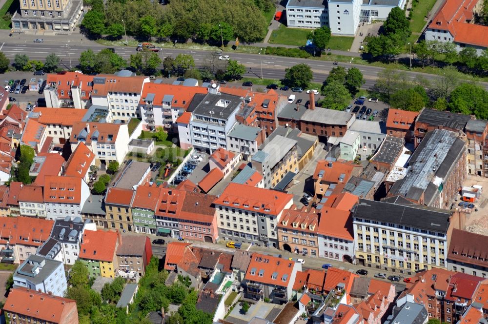 Luftaufnahme Erfurt - Johannesstraße in Erfurt im Bundesland Thüringen