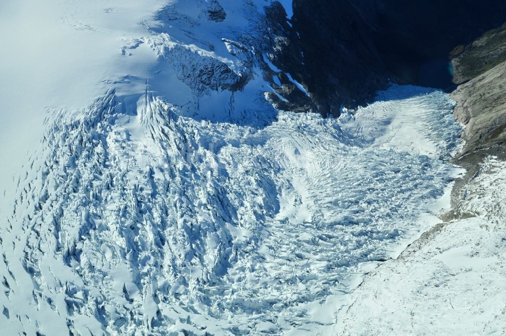 Jostedal von oben - Jostedalsbreen bei Jostedal in der Provinz Sogn og Fjordane in Norwegen