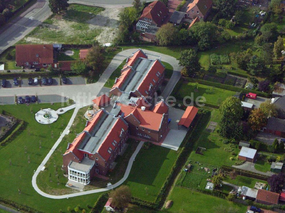 Marienhafe aus der Vogelperspektive: Jugendgästehaus Brookmerland