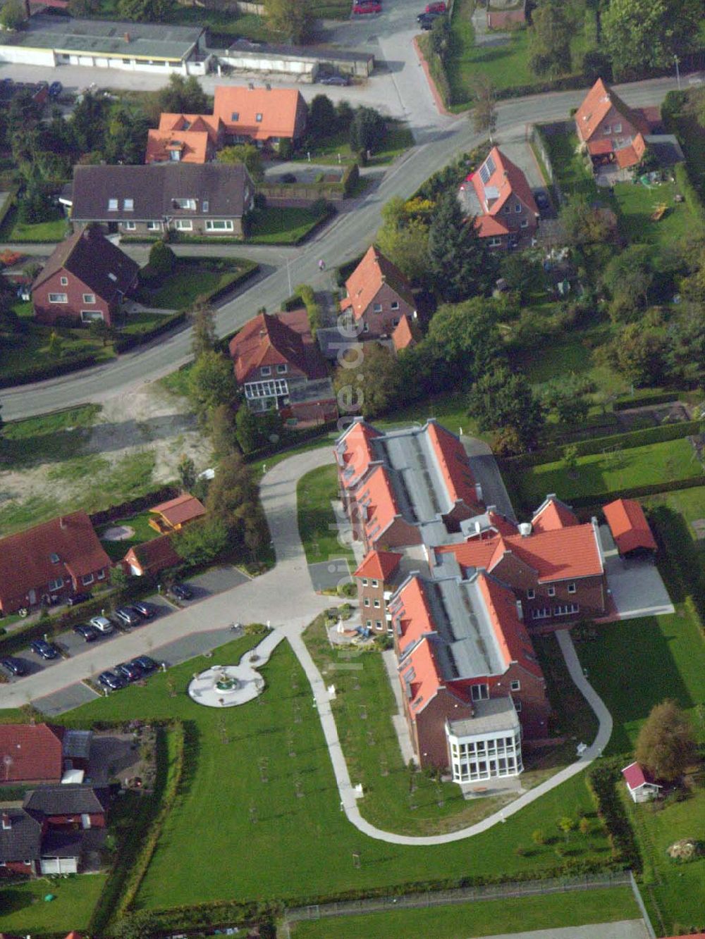 Marienhafe aus der Vogelperspektive: Jugendgästehaus Brookmerland